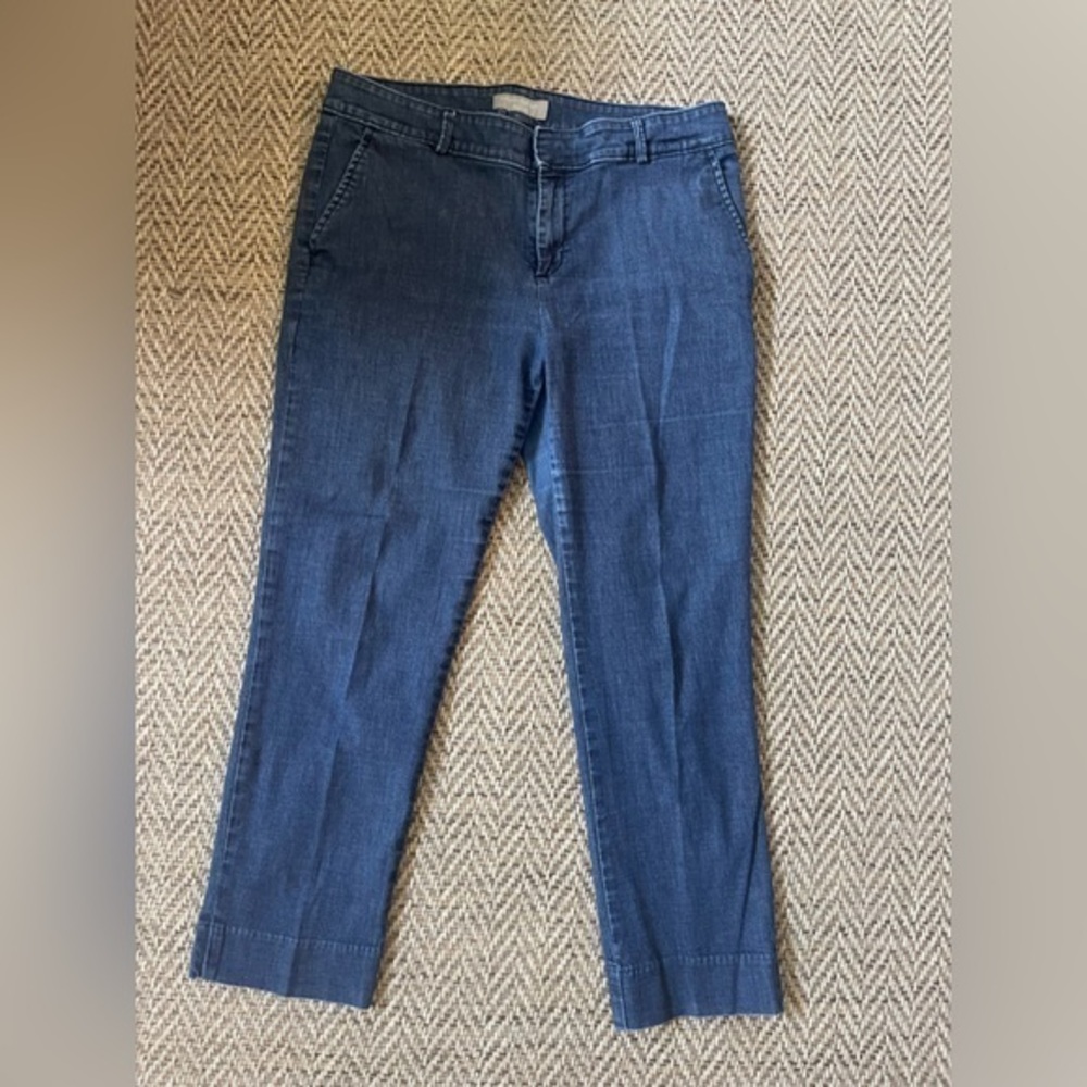 Banana Republic Denim Cropped Pants Size 10